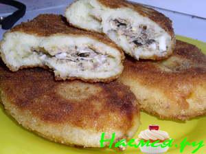 Картофельные пирожки со шпротами