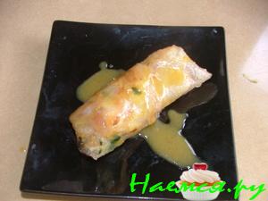 Спринг роллс с горчичным соусом