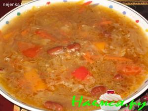 Фасолевый суп по-закарпатски