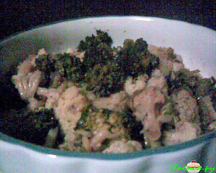 Цветная капуста и брокколи, запеченные в духовке (постный гарнир или теплый салат)