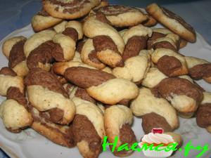 Печенье двухцветная спиралька