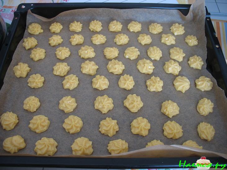 Заварное пирожное cо сгущенным молоком