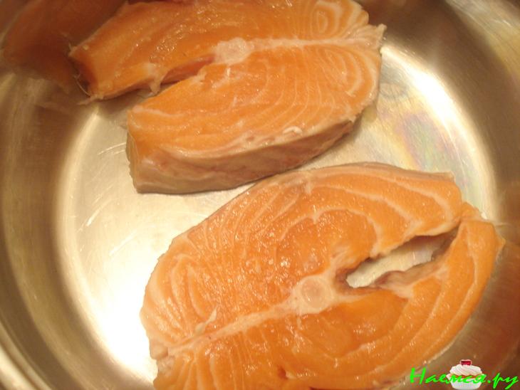 Лосось в соусе из каппари