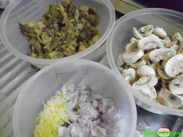 Баклажаны с грибами и тмином Баклажаны с грибами и тмином