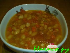 Фасолевый суп с грудинкой (вариант)