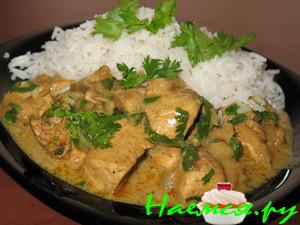 Курица в кокосовом карри Курица в кокосовом карри