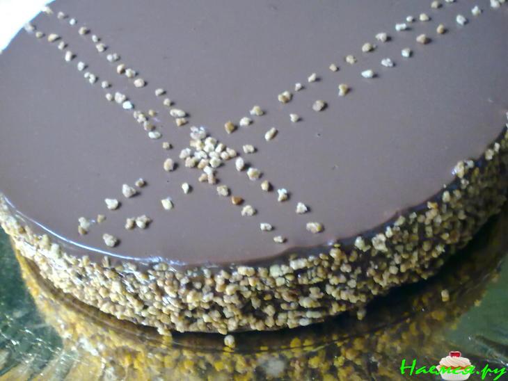 Легкий Brownies с шоколадным муссом