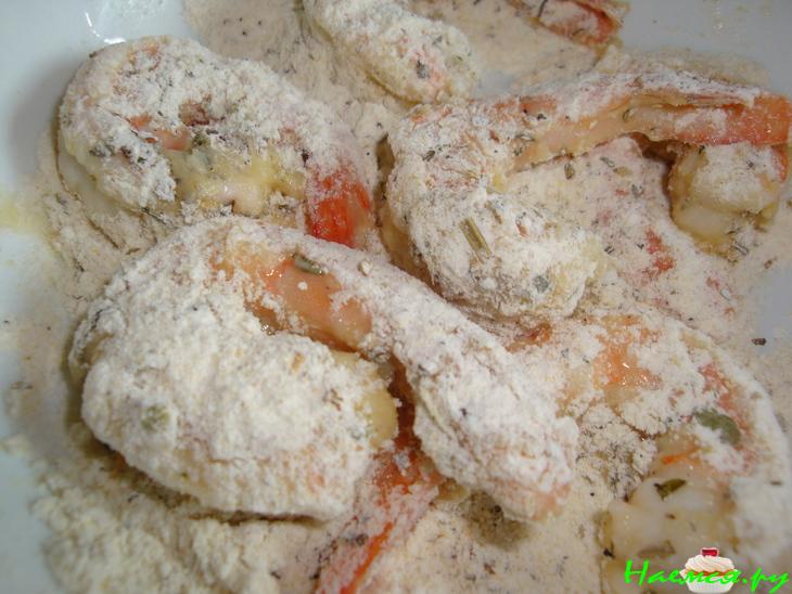 Креветки в панировке