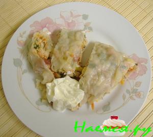 Рулетик на пару