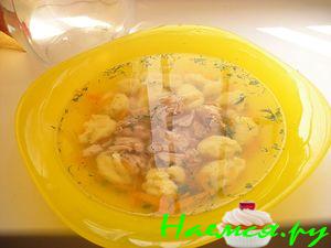 Супчик с украинскими клёцками " Кулинарное вдохновение"