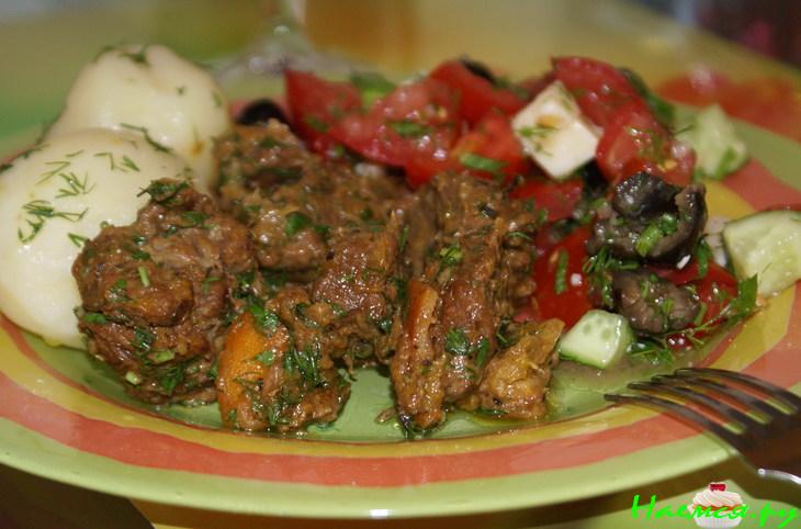 Телятина с апельсином и розмарином