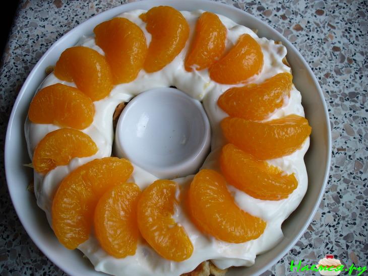 Десерт "Творожно - Мандариновый"