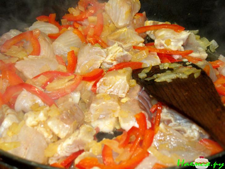 Рыба и креветки