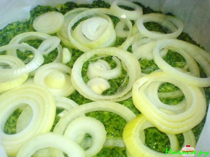 Скумбрия из духовки со шпинатом