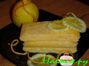 Лимонное семифредо (замороженный десерт)