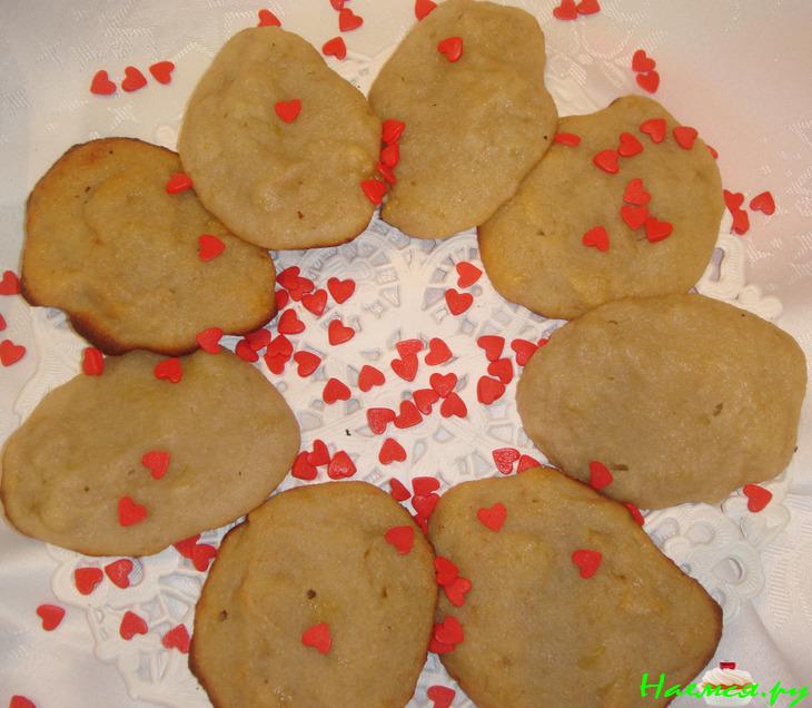 Мягкое банановое печенье без муки