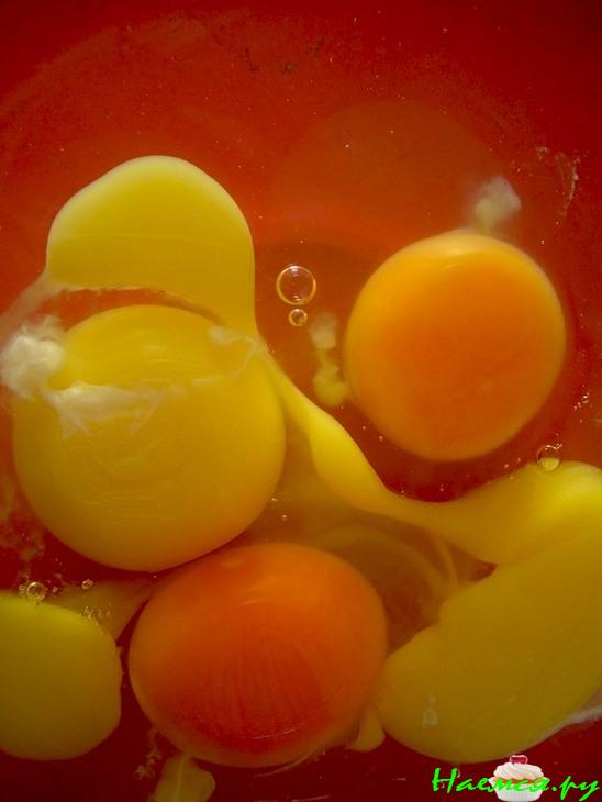 Салат "Полянка" с омлетом Салат "Полянка" с омлетом