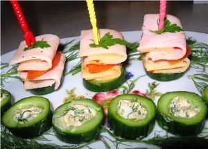 Сырно-овощные закуски