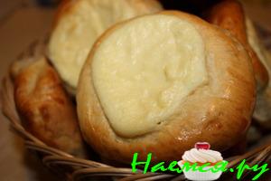 Ватрушки пшеничные с творогом