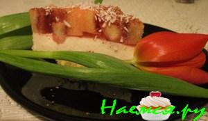 Торт бисквитно-желейный