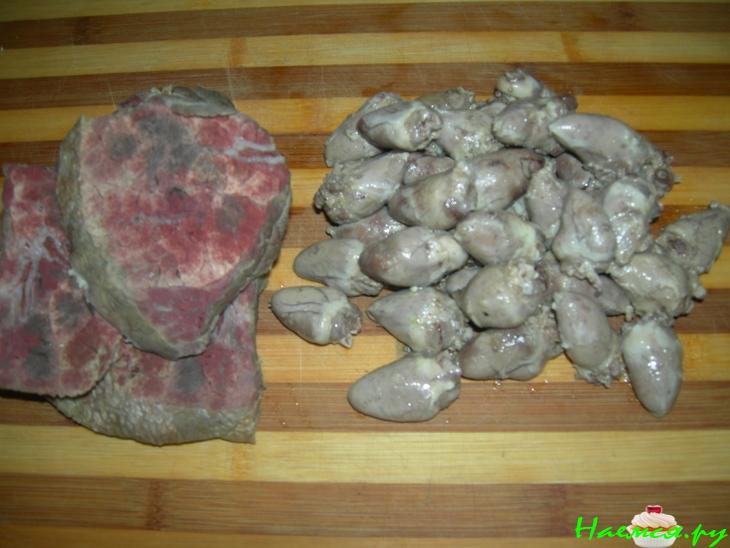 Пирожки слоеные с ливером