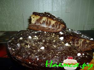 Торт "Зебра" к чаю