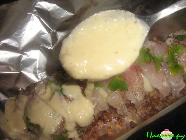 Рыба запеченная с гарниром