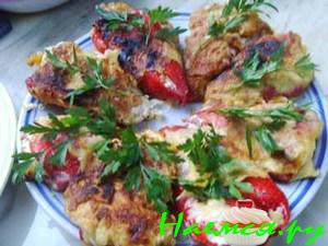 Чушка-бюрек (перцы жареные)