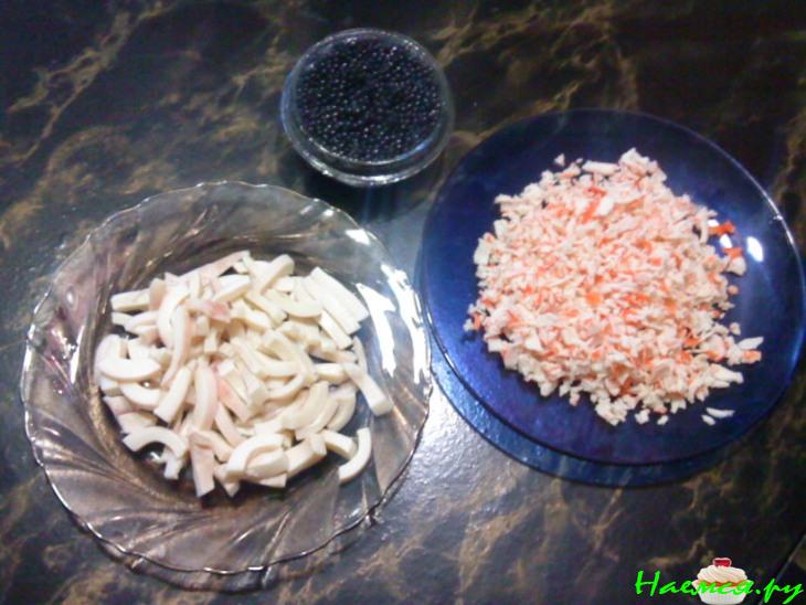 Салат "Дары-моря"