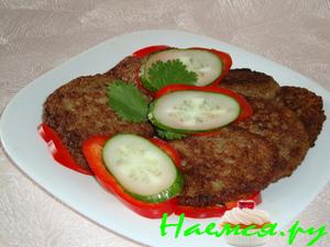 Котлеты из куриных потрошков