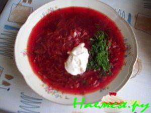 Постный борщ (так готовлю я. Один из вариантов множества борщей)