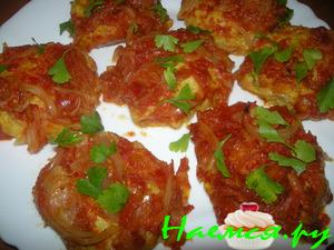 Острые рыбные шарики