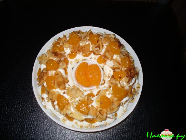 Десерт "Творожно - Мандариновый"