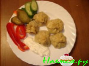 Манты с бараниной