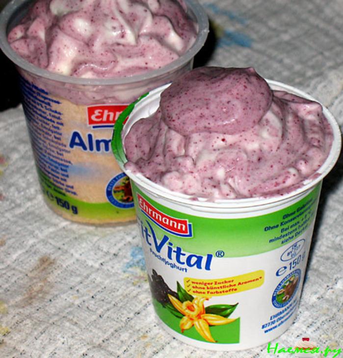 Черничные пирожные "Шербургские зонтики" Черничные пирожные "Шербургские зонтики"