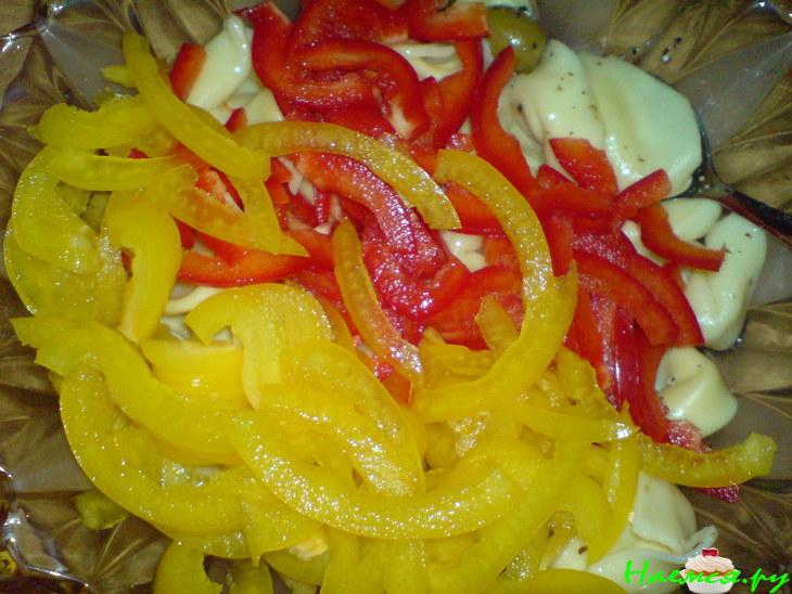 Салат из Равиоли с песто Салат из Равиоли с песто