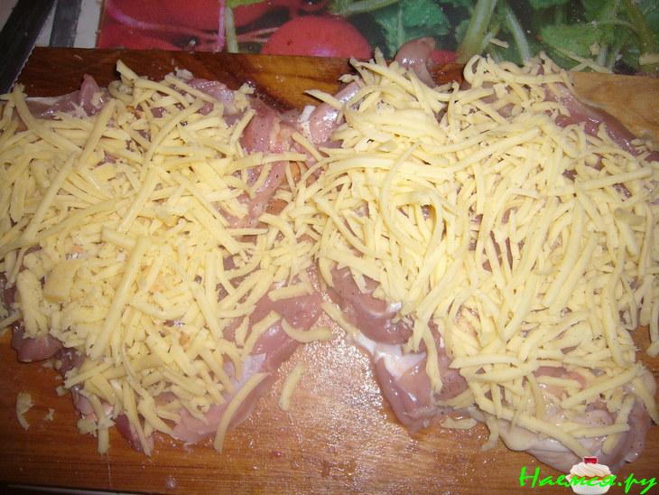 Окорочка, фаршированные сыром