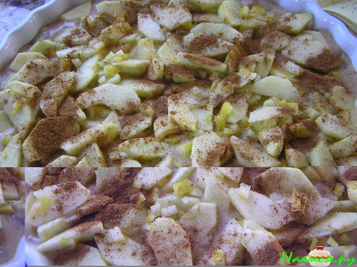 Яблочный пирог с кедровыми орешками