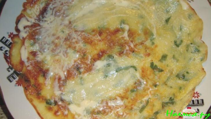 Бульон с блинчиками