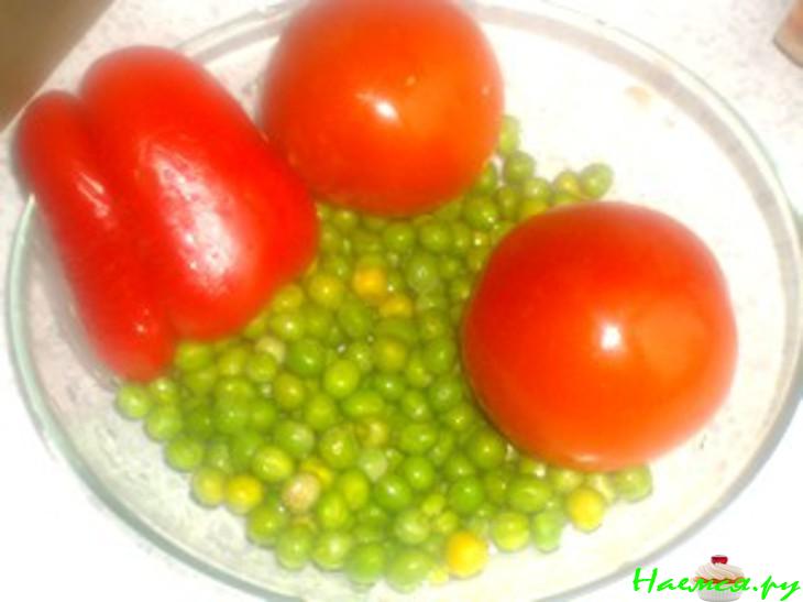 Суп с из горбуши овощами 