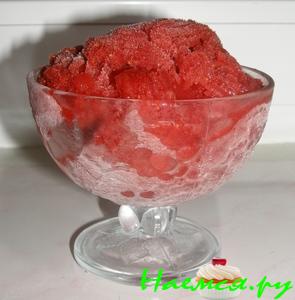 Клубничный щербет