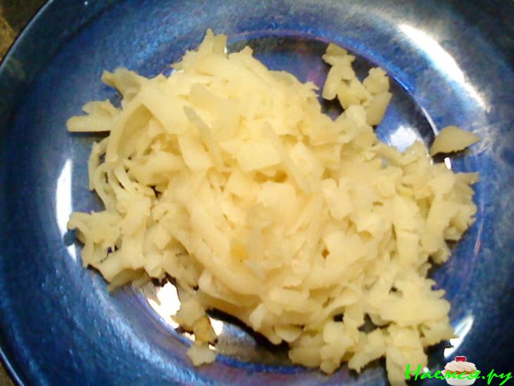 Сельдь под шубой с желатином и зеленью