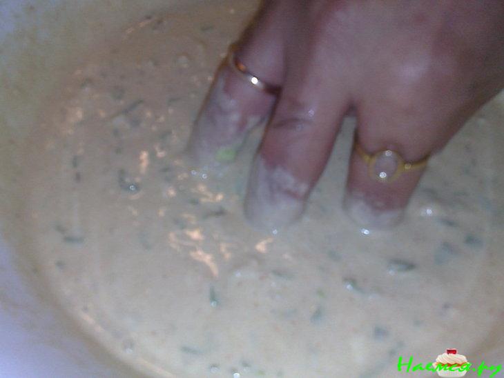 Индийские лепешки с зеленью