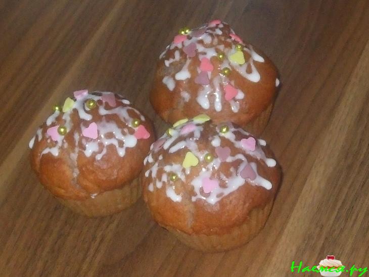 Клубничные маффины