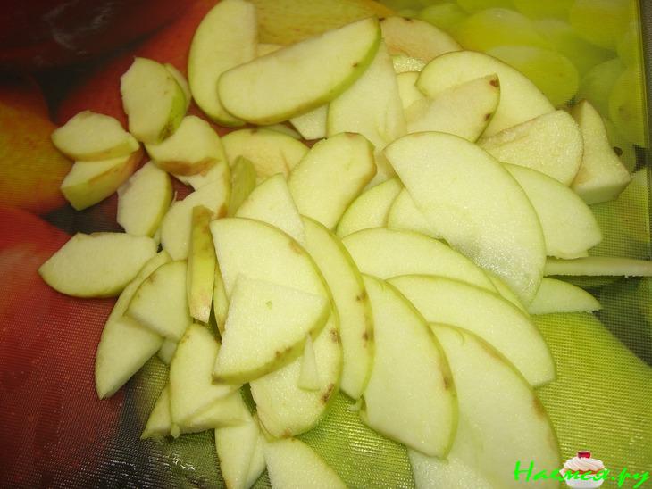 Песочный пирог с заварным кремом и яблочком!!! Песочный пирог с заварным кремом и яблочком!!!