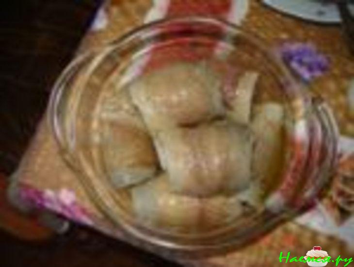 Окунь с грудинкой в духовке