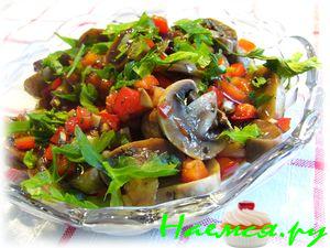 Шампиньоны в маринаде с бальзамико