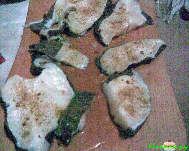 Зубатка со спаржевой фасолью