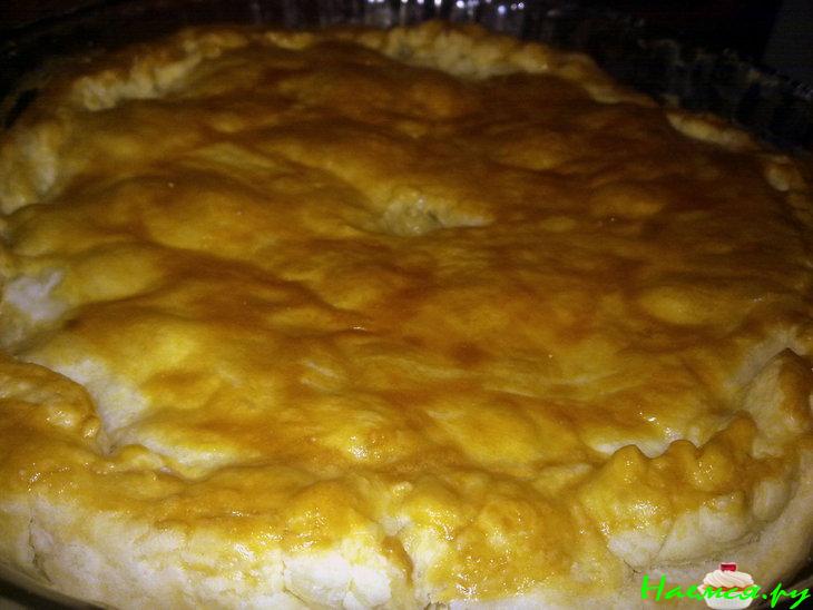 Пирог 'Греческий' (со шпинатом, грибами, сыром)