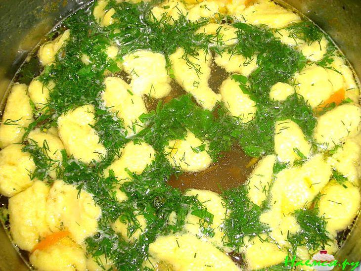 Супчик с украинскими клёцками " Кулинарное вдохновение"